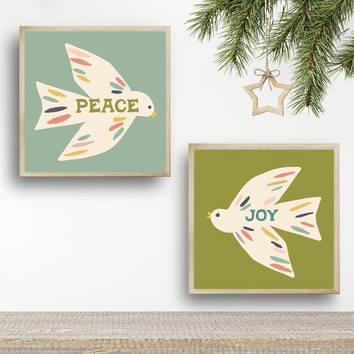 Petite Artisan Peace and Joy Paint by Number Kit for Kids - Boho Fabrics -