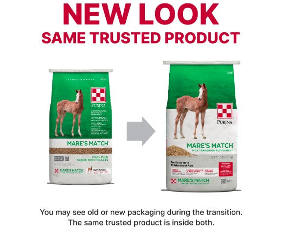 Purina® Mare's Match® Foal Milk Transition Pellets