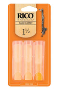 Rico by D'Addario Bass Clarinet Reeds, Strength 1.5, 3 Pack REA0315