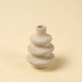 Ripple Paper Mache Bud Vase