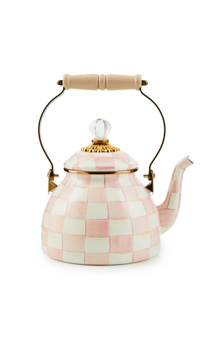 Rosy Check 2 Quart Tea Kettle