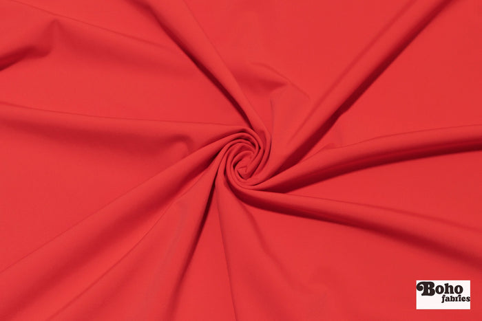 Ruby, Solid Athletic Knit Fabric - Boho Fabrics - Athletic Knit Fabric