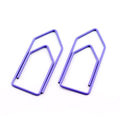 RuiLing 30-Pack Paper Clips,Lavender Creative Shape 2.7 inch Length Great for Paper Clip Collectors Bookmark Document Holder Office School