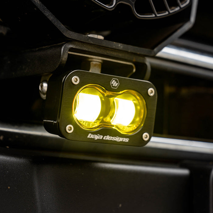 S2 SAE LED Auxiliary Light Pod Pair | White or Yellow