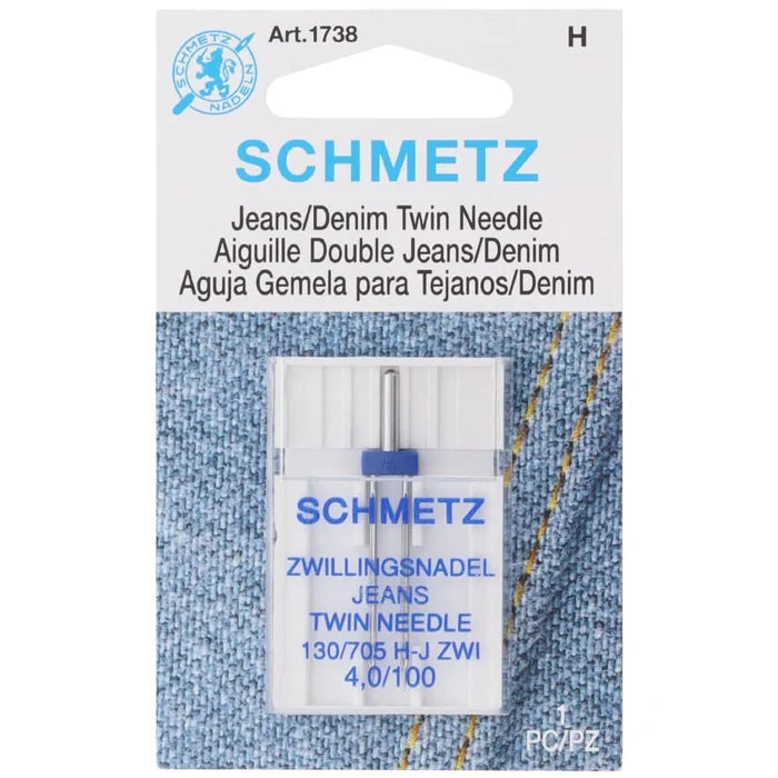 Schmetz Double Denim 1-pk sz4.0/100