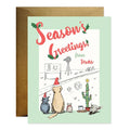 Season's Greetings From Texas Christmas Card