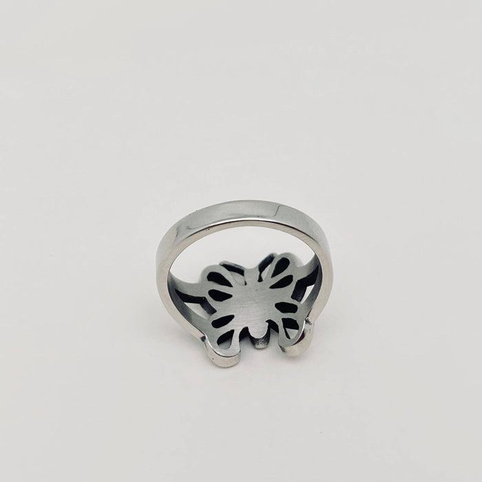 Silver Butterfly Ring