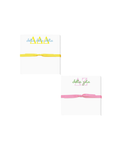 Sorority Doodle Script Notepad