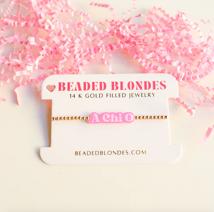 Sorority Pink Bracelet