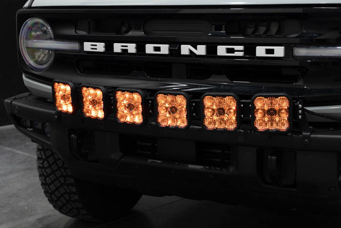 SS5 Grille CrossLink Light Bar (w/ Steel Bumper) | 2021+ Bronco