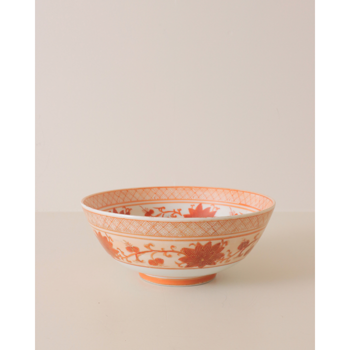 Swan & Lotus Porcelain Bowl