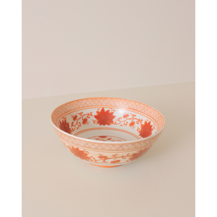 Swan & Lotus Porcelain Bowl