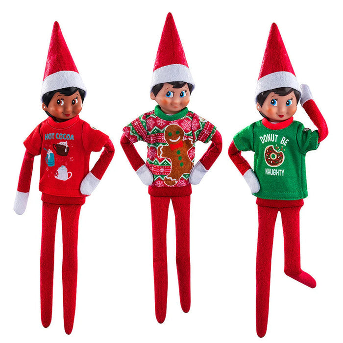 The Elf on the Shelf Claus Couture Collection Festive Fun T-Shirt Set
