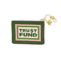 "Trust Fund" Needlepoint Coin Pouch