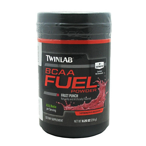 TwinLab BCAA Fuel - Fruit Punch - 30 Servings - 027434041515