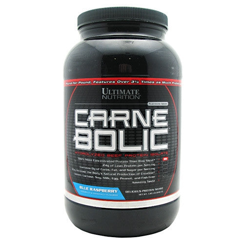 Ultimate Nutrition Platinum Series Carnebolic - Blue Raspberry - 30 Servings - 099071007612