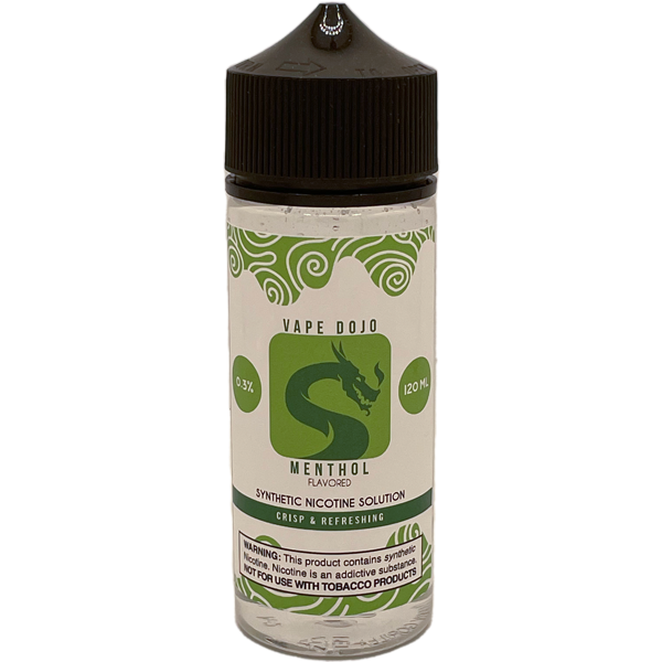 Vape Dojo - Menthol Flavored Synthetic Nicotine Solution