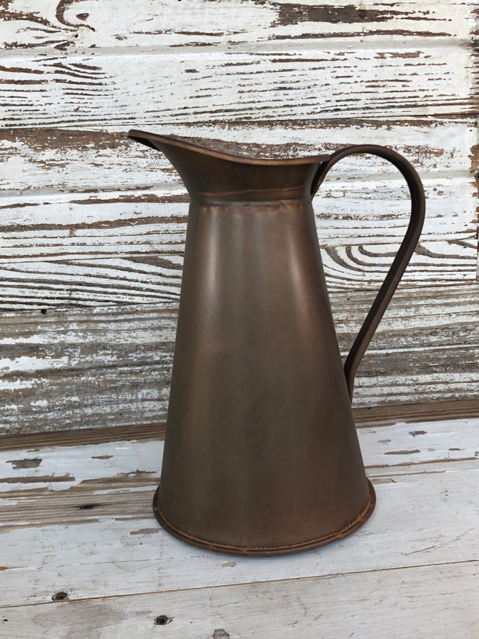 Vintage Inspired Copper Finish Pitcher