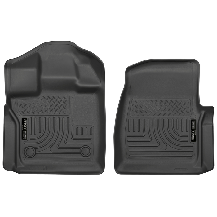 WeatherBeater Front Black Floor Liners (Standard Cab) | 15-23 F150