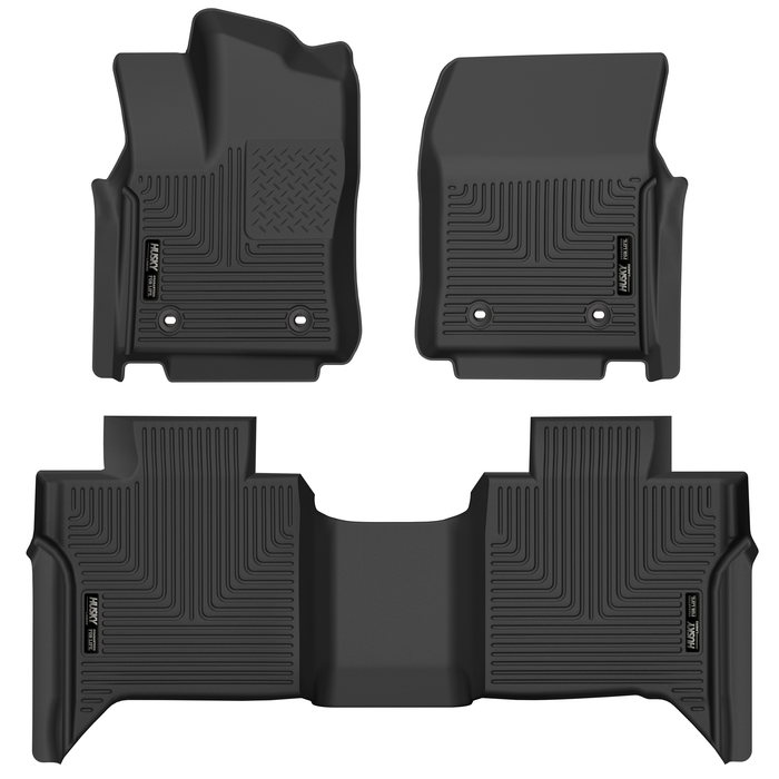 X-ACT Front & 2nd Seat Floor Liner - Blk | 2022+ Tundra