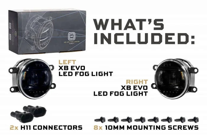 XB Evo Fog Lights (White) | 16-23 Tacoma
