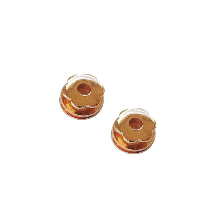 ZW6806 | Flower Magnetic Snap 3/4" Rose Gold (2 pk) - Boho Fabrics - Bag Hardware